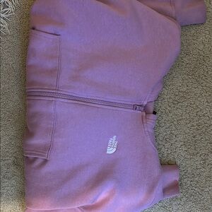 The North Face Lavender Full-Zip Sweatshirt